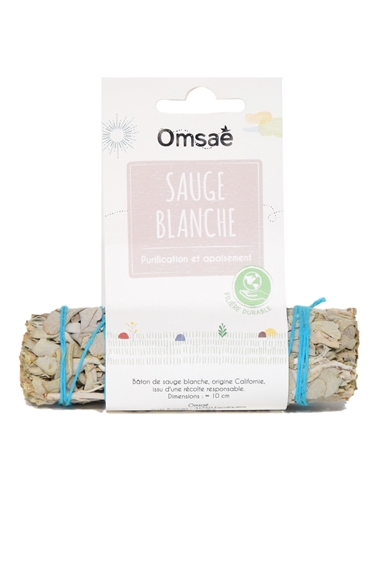 Bâton de Sauge blanche 10 cm 2