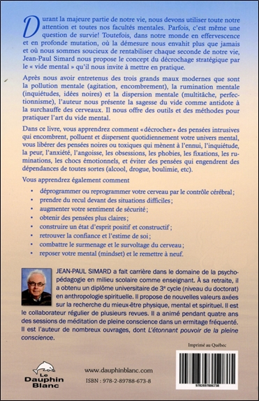 Pratiquez l'art du vide mental - Pensez moins, vivez mieux ! 2