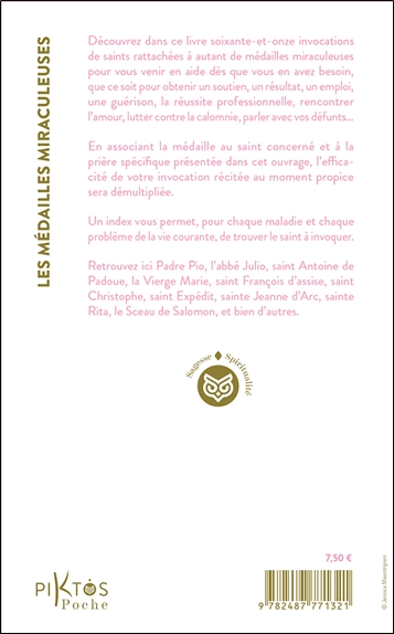 Les Médailles miraculeuses - 71 invocations de saints pour le quotidien 2