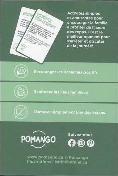 Nos bons moments - À l'heure du repas - 50 cartes 2