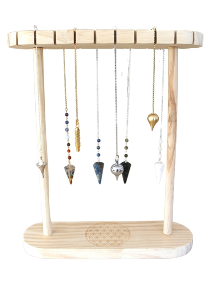 Présentoir 26 pendules en bois brut - Vide 3