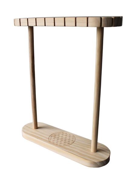 Présentoir 26 pendules en bois brut - Vide 5