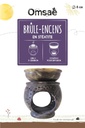 Brûle-encens 2 en 1 en Stéatite 4