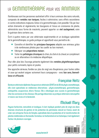 La Gemmothérapie pour vos animaux - Fabriquer et utiliser les macérats de bourgeons et jeunes pousses pour soigner chiens, chats, chevaux 2