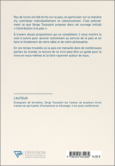 Contribution à la paix en douze propositions 2