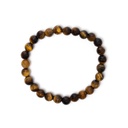 Bracelet pour poignet large en œil de tigre -- 0,8 cm 0