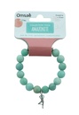 Bracelet Amazonite Perles rondes 10 mm Breloque Yoga Arbre 2