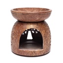 Brûleur d’huile Arbre de Vie stéatite -- 11x10 cm 0