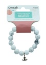 Bracelet Magnésite Perles rondes 10 mm Breloque Yoga Lotus 2