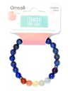 Bracelet 7 Chakras Lapis lazuli Perles rondes 8 mm 2