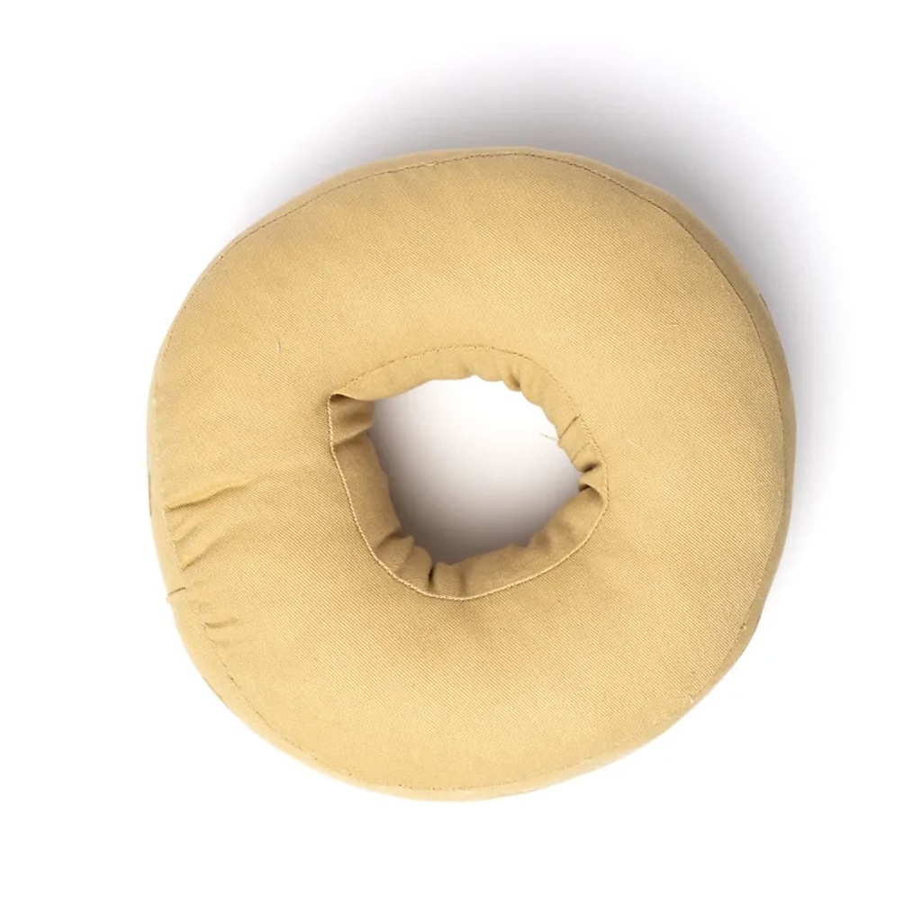 Coussin de bol chantant 7 chakras beige L -- 21x7.5 cm 1