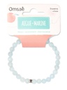 Bracelet Aigue-Marine Perles rondes 6 mm 2