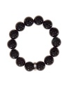 Bracelet Obsidienne Noire Perles rondes 14 mm 1