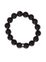 Bracelet Obsidienne Noire Perles rondes 12 mm 1