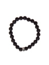 Bracelet Obsidienne Noire Perles rondes 8 mm 1