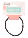 Bracelet Obsidienne Noire Perles rondes 4 mm 2