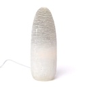 Lampe en sélénite neige -- ±30cm 1