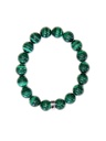 Bracelet Malachite Perles Rondes 10 mm 1