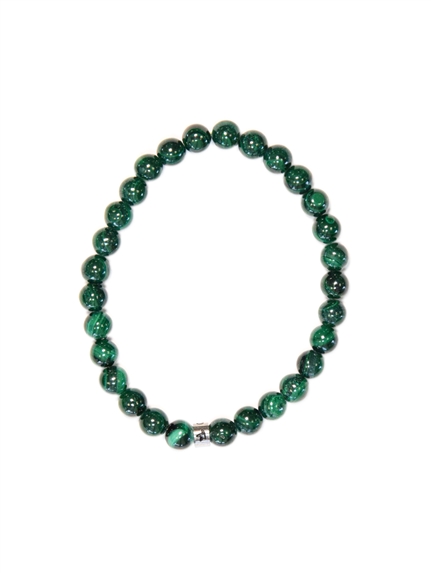 Bracelet Malachite Perles Rondes 6 mm 1