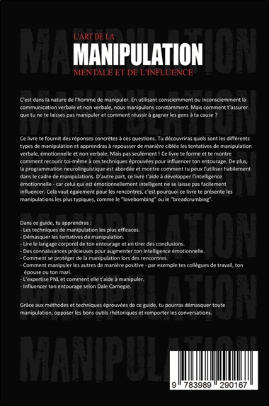 L'art de la manipulation mentale et de l'influence 2