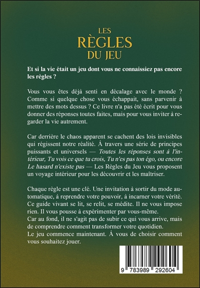 Les règles du jeu - Pour comprendre le sens de la vie 2