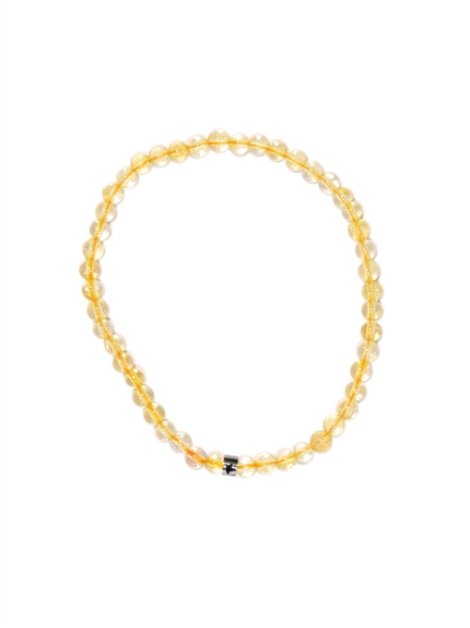 Bracelet Citrine Perles rondes 4 mm 1