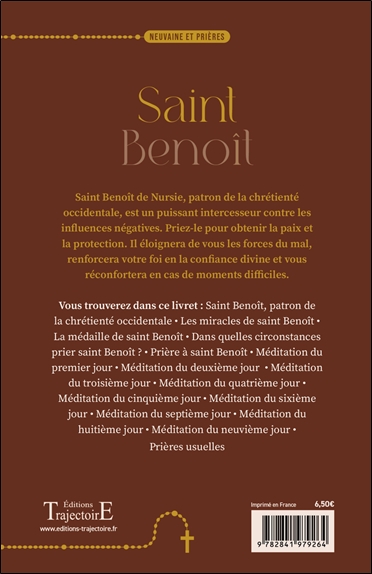 Saint Benoît - Neuvaine et prières 2