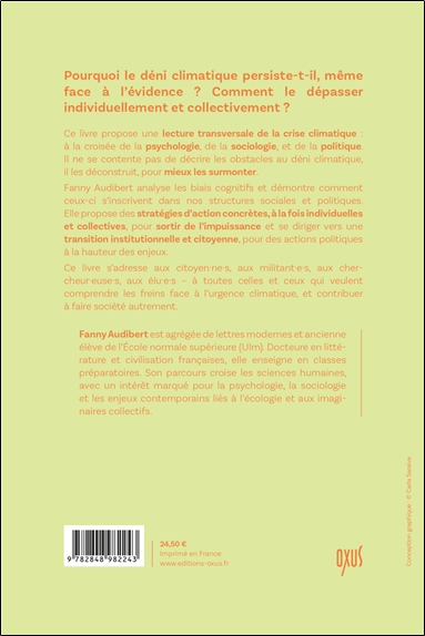 Sortir du déni climatique, entrer en action  Analyses et leviers d'action pour une transition institutionnelle et citoyenne 2