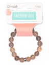 Bracelet Calcédoine Grise Perles Rondes 10 mm 2