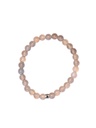Bracelet Calcédoine Grise Perles Rondes 6 mm 1
