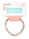 Bracelet Calcédoine Grise Perles Rondes 6 mm 2
