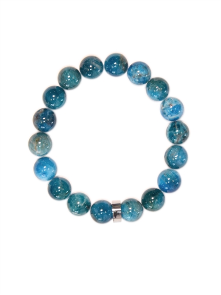 Bracelet Apatite Perles rondes 10 mm 1