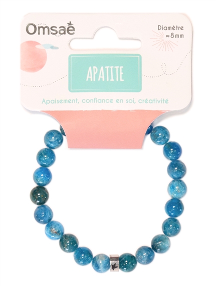 Bracelet Apatite Perles rondes 8 mm 2
