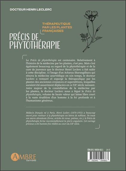 Précis de phytothérapie - Thérapeutique par les plantes françaises 2