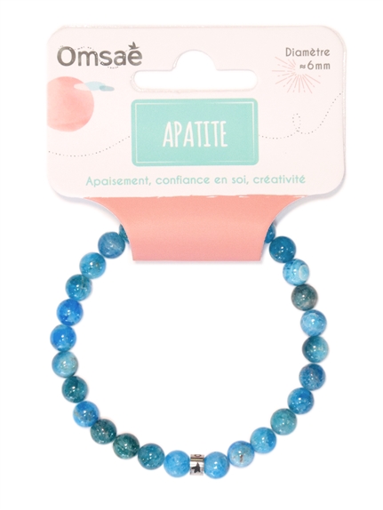 Bracelet Apatite Perles rondes 6 mm 2