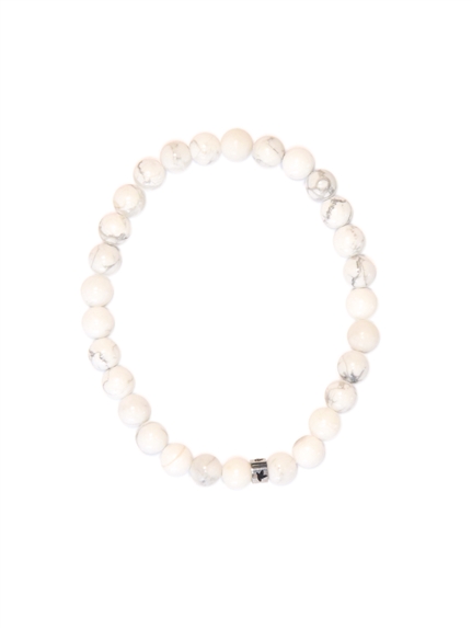 Bracelet Magnésite Perles rondes 6 mm 1