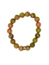 Bracelet Unakite Perles rondes 10 mm 1