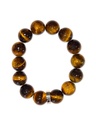 Bracelet Oeil de Tigre Perles rondes 14 mm 1