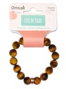 Bracelet Oeil de Tigre Perles rondes 12 mm 2