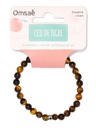 Bracelet Oeil de Tigre Perles rondes 6 mm 2
