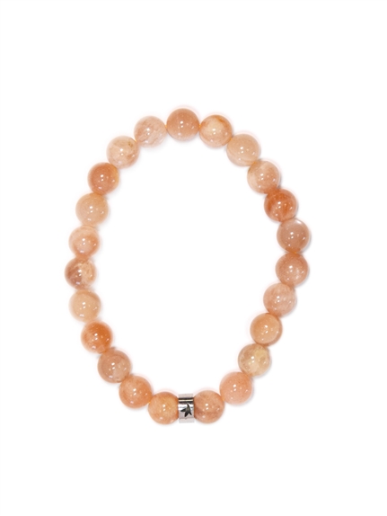 Bracelet Pierre du Soleil Perles rondes 8 mm 1