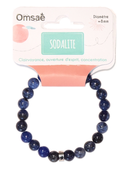 Bracelet Sodalite Perles rondes 8 mm 2
