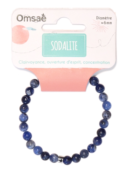Bracelet Sodalite Perles rondes 6 mm 2