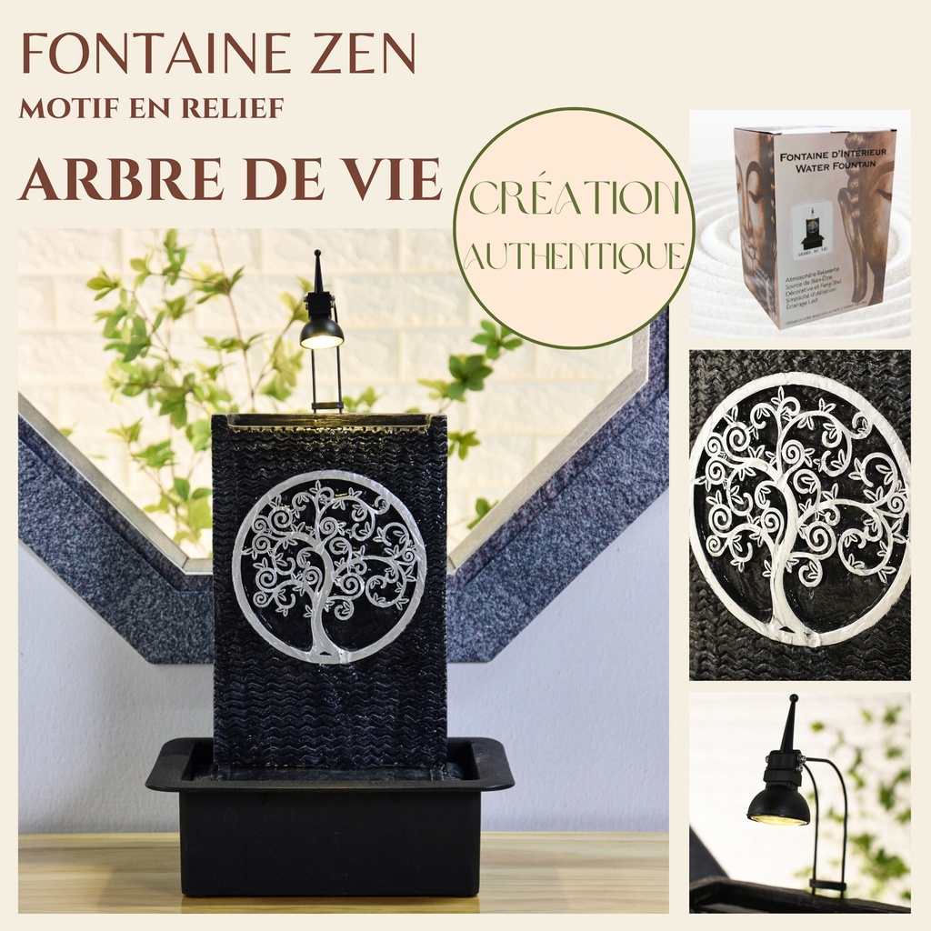 Fontaine Arbre de Vie — vue de face