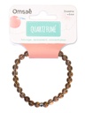 Bracelet Quartz Fumé Perles rondes 6 mm 2