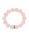 Bracelet Quartz Rose Perles rondes 14 mm 1