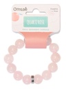Bracelet Quartz Rose Perles rondes 14 mm 2
