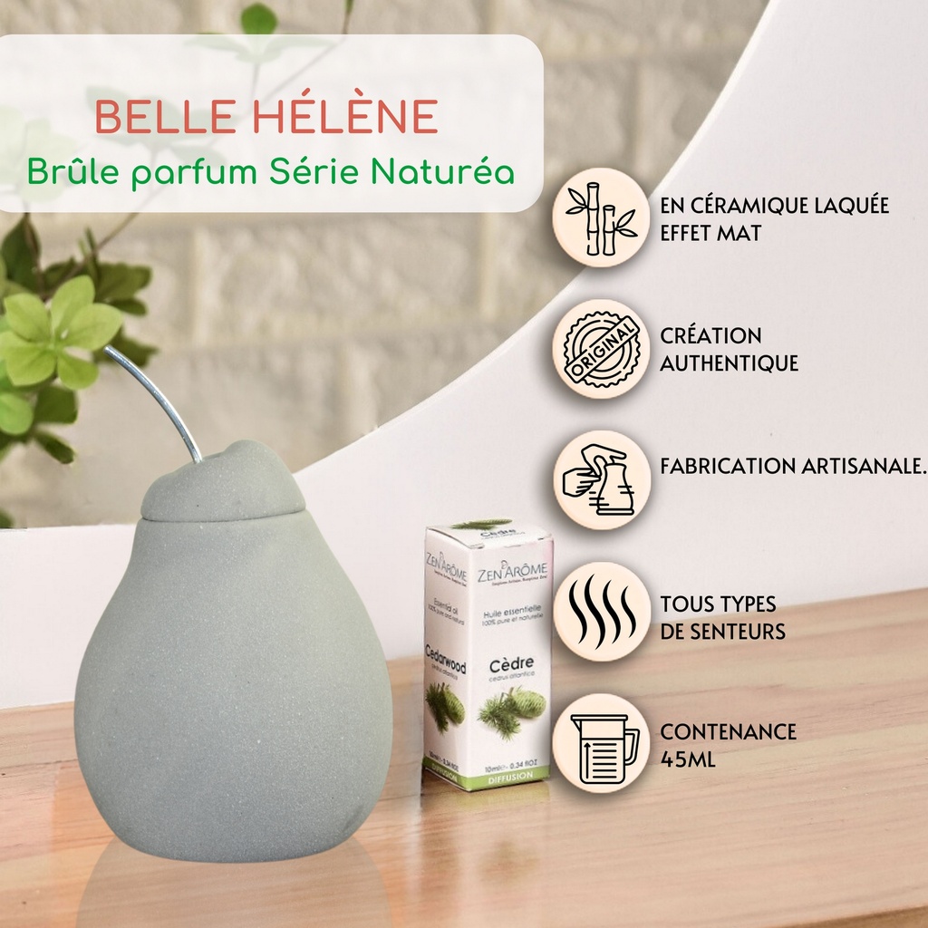 Brûle parfum - Belle Hélène — vue de profil
