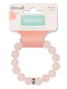 Bracelet Quartz Rose Perles rondes 12 mm 2
