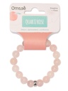Bracelet Quartz Rose Perles rondes 10 mm 2